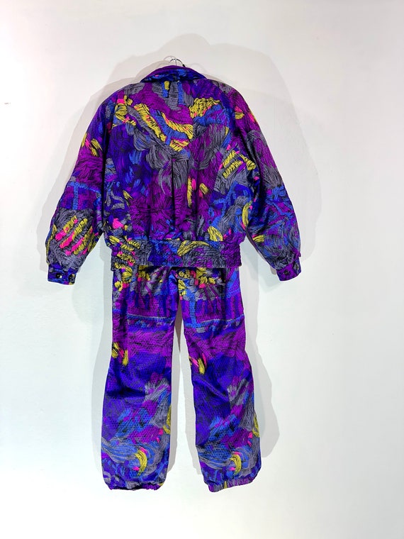 90s ski suit Obermeyer vintage matching set purpl… - image 6