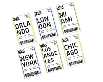 luggage stickers airport