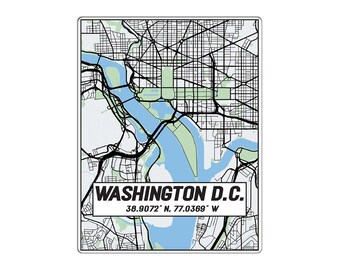 Washington Dc Sticker - Etsy