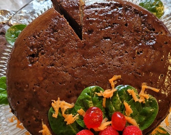 Auténtico pastel de ron jamaicano (pastel de frutos negros)