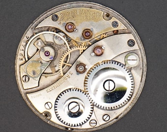 Mouvement De Montre De Poche Antique Waltham Catégorie X - Pour Pièces/réparation - Roue D'équilibre Cassée