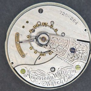 Mouvement De Montre Waltham à Remontage Manuel - Modèle 25, Avec Cadran, Pièce Vintage Pour Réparation Ou Collection