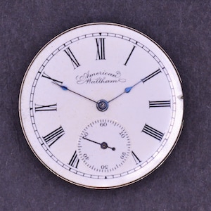 Vintage Waltham Pocket Watch Movement, Complete But Not Running. Production Year 1897. Watch, Antique Watch, Antique Watch, Watch Parts.