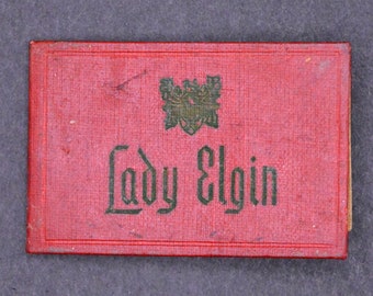 Vintage Lady Elgin Watch Observatory Certificate. Booklet On How Elgin Maintained Its Time Standard. Interesting piece of Elgin History.