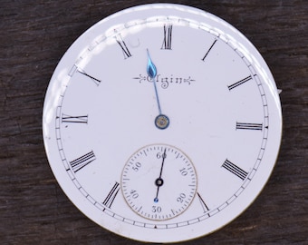 Vintage Elgin Company, Watch movement, Complete but Not Running. Production Date 1916. Antique Watch, Vintage Watch.