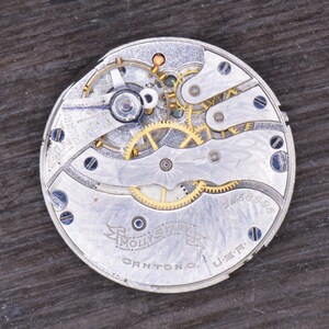 Vintage Hampden Watch Company, "Molly Stark", Watch Movement, Complete but Not Running. Production Year 1906. Vintage Watch, Antique Watch. bild 4