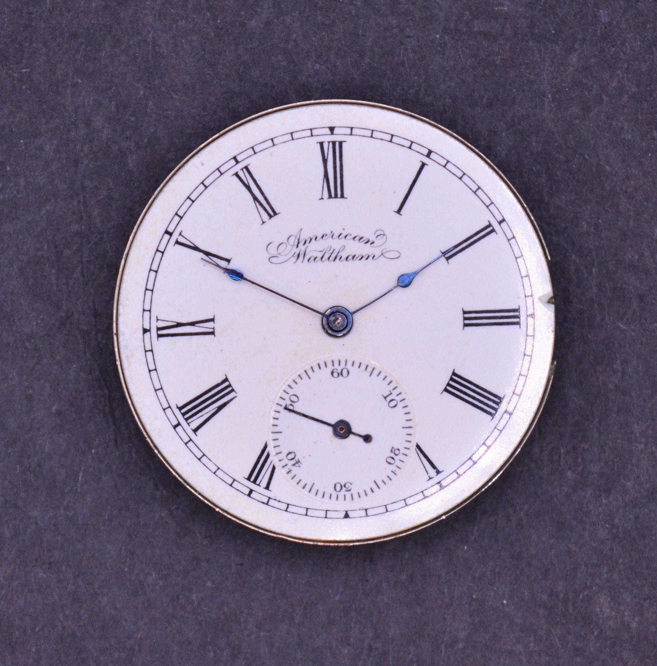 Cadran De Montre De Pocket Antique Fantasy Columbia 34 Mm - Pour Collection Ou Réparation, Pièce Vintage