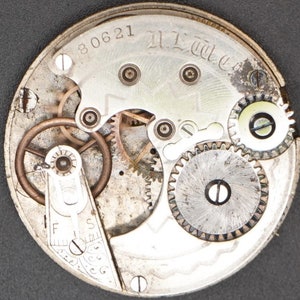Vintage New England Watch Co. Movement. Incomplete, Not Running. Year 1890 - 1914. For Parts. Not Running. 画像 2