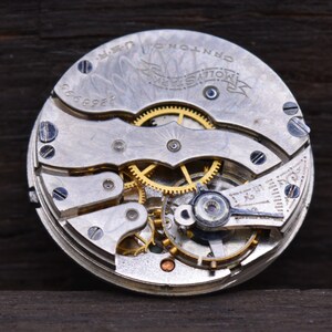 Vintage Hampden Watch Company, "Molly Stark", Watch Movement, Complete but Not Running. Production Year 1906. Vintage Watch, Antique Watch. bild 3
