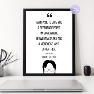 The Office Printable/ The Office Quotes / The Office TV Show / Dwight Schrute Poster / Dwight Schrute Quotes / The Office Dwight