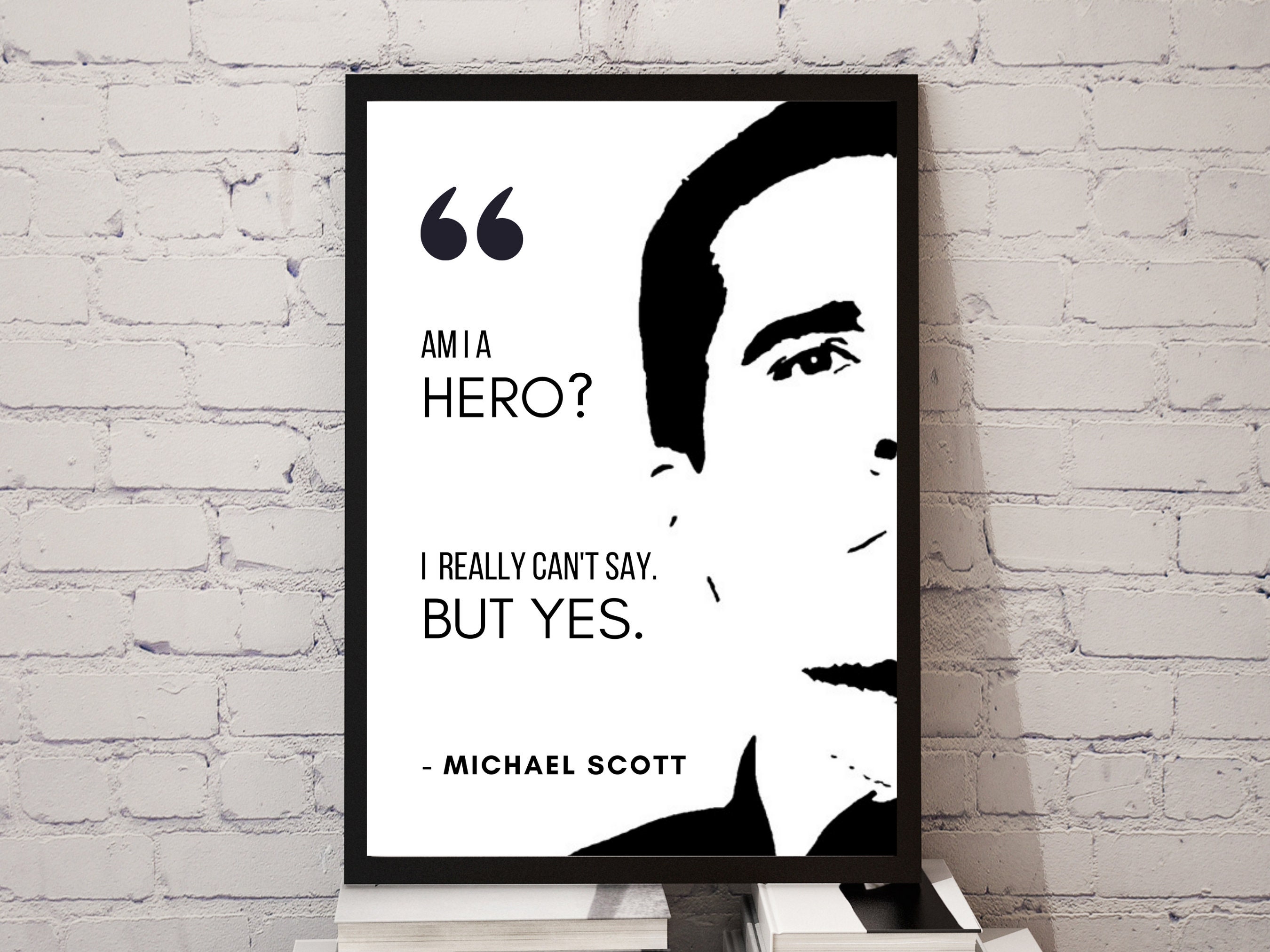 Michael Scott Quotes / Am I A Hero / the Office Printable/ - Etsy Michael Scott Quotes / Am I A Hero / the Office Printable/ - Etsy