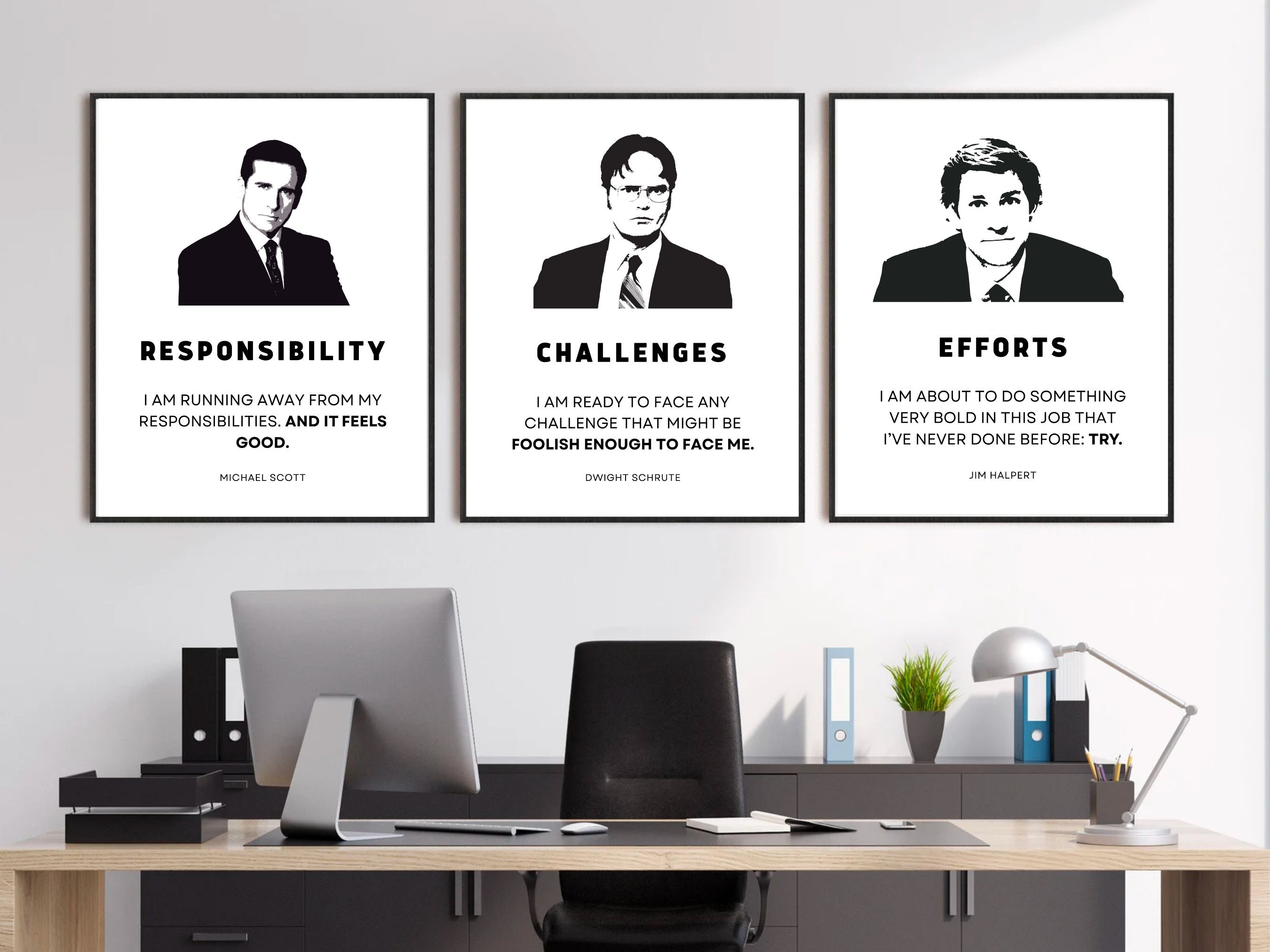 The Office Print digital File -   The office show, Office wallpaper,  Office prints