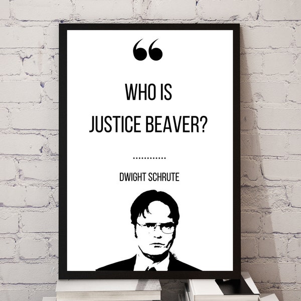 Dwight Schrute Quotes / The Office TV Show Quotes / The Office Dwight / Dorm Wall Art / Funny Gift Ideas/ The Office Quotes