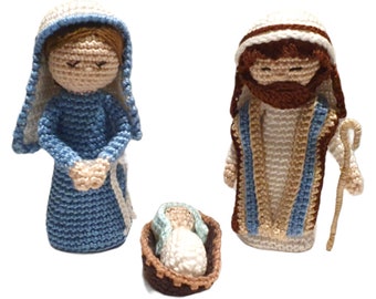 Nativity scene amigurumi handcrafted.