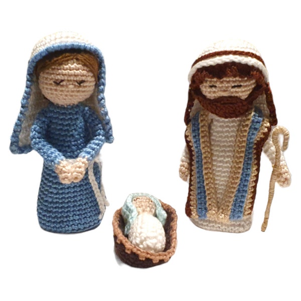 Presepe Natività amigurumi realizzato artigianalmente.