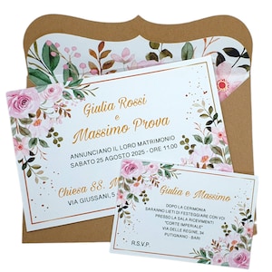 Inviti personalizzati per il tuo Matrimonio Country chic