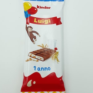 Kinder Cereali personalizzato tema George la scimmia curiosa o altri temi a scelta