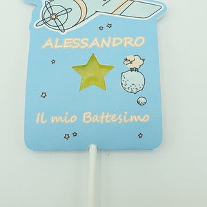 Leccalecca Personalizzati Piccolo Principe per Compleanni, Battesimo o altri eventi speciali