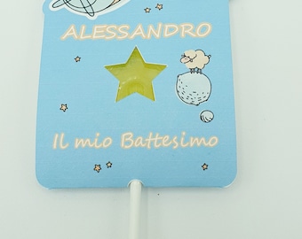 Personalized Little Prince Lollipops for Birthdays, Baptisms or other special events