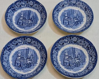 Liberty Blue Historic Colonial Scene Betty Ross