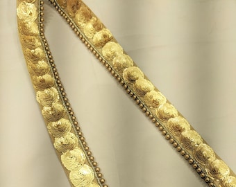 Saree Belt / Sari Belt/ Gold Floral  Belt/ Gold Saree Belt/ Waist Belt Gold/ Sari Accessories/ Lehenga Belt/ Indian wear Belt/ Ladies Belt