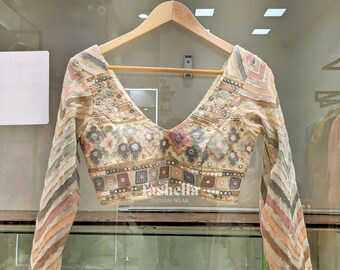 full sleeve blouse lehenga
