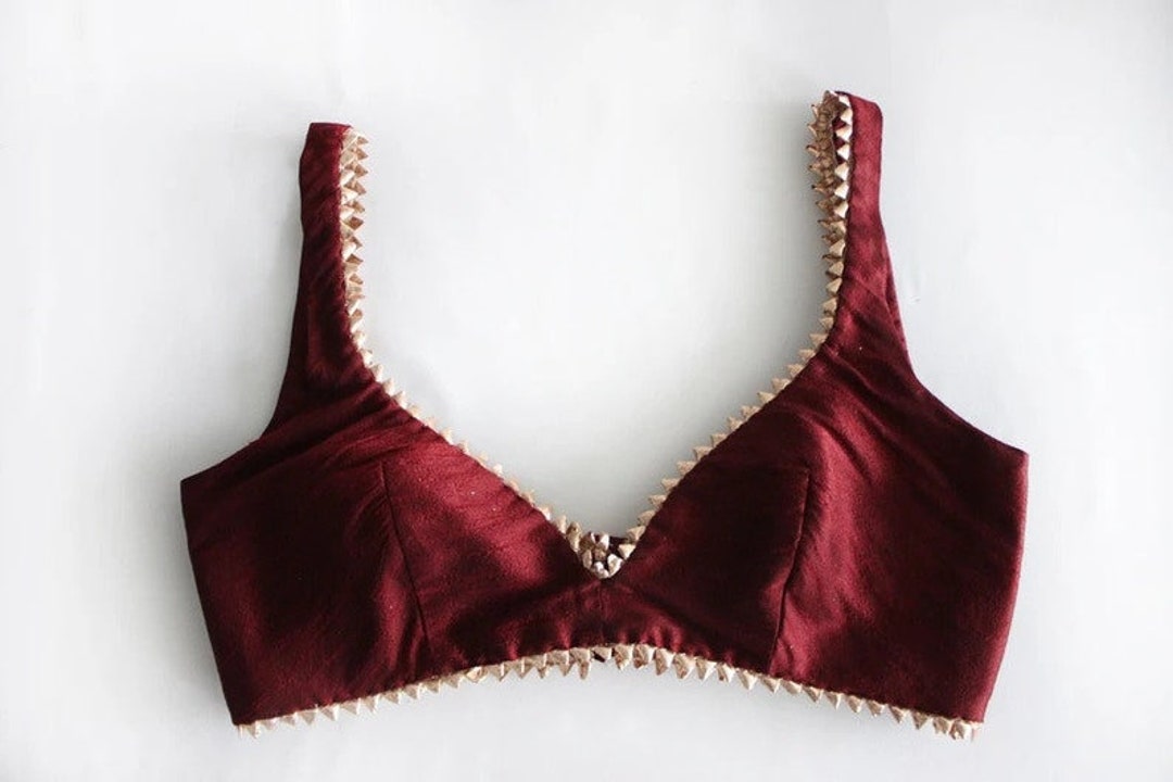 Maroon Blouse Red Blouse Bralette Blouse Saree Blouse Blouse for Lehengas Indian Sari Blouse Cocktail Blouse Ethnic Bollywood Fashion Etsy