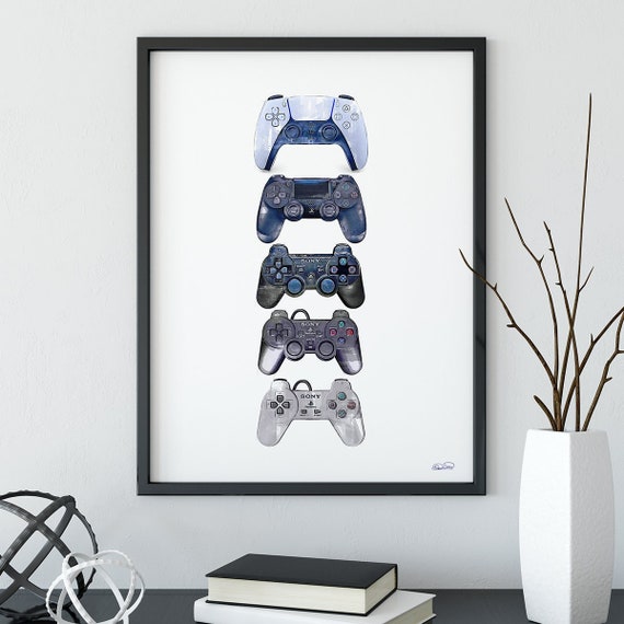 PS Controller Print - Etsy