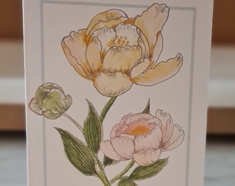 Peony Card