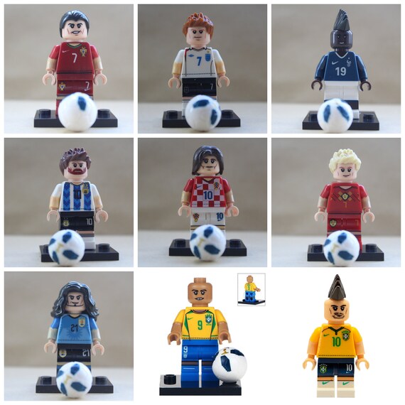Football Soccer Sports Memorabilia Models Toys 9 X Mini Action Etsy UK
