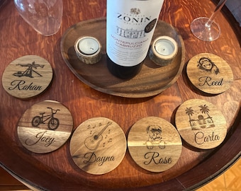 Timber Coasters - 6 pack
