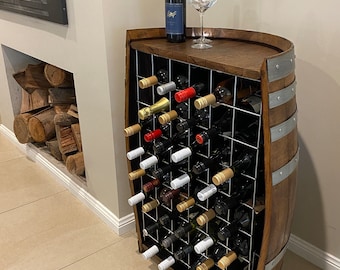 Wine Barrel Wine Rack