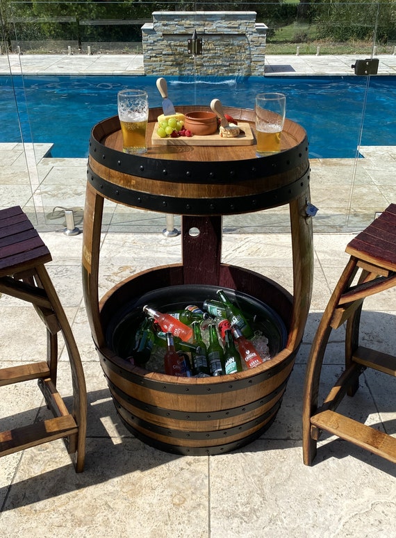 Wine barrel esky cooler