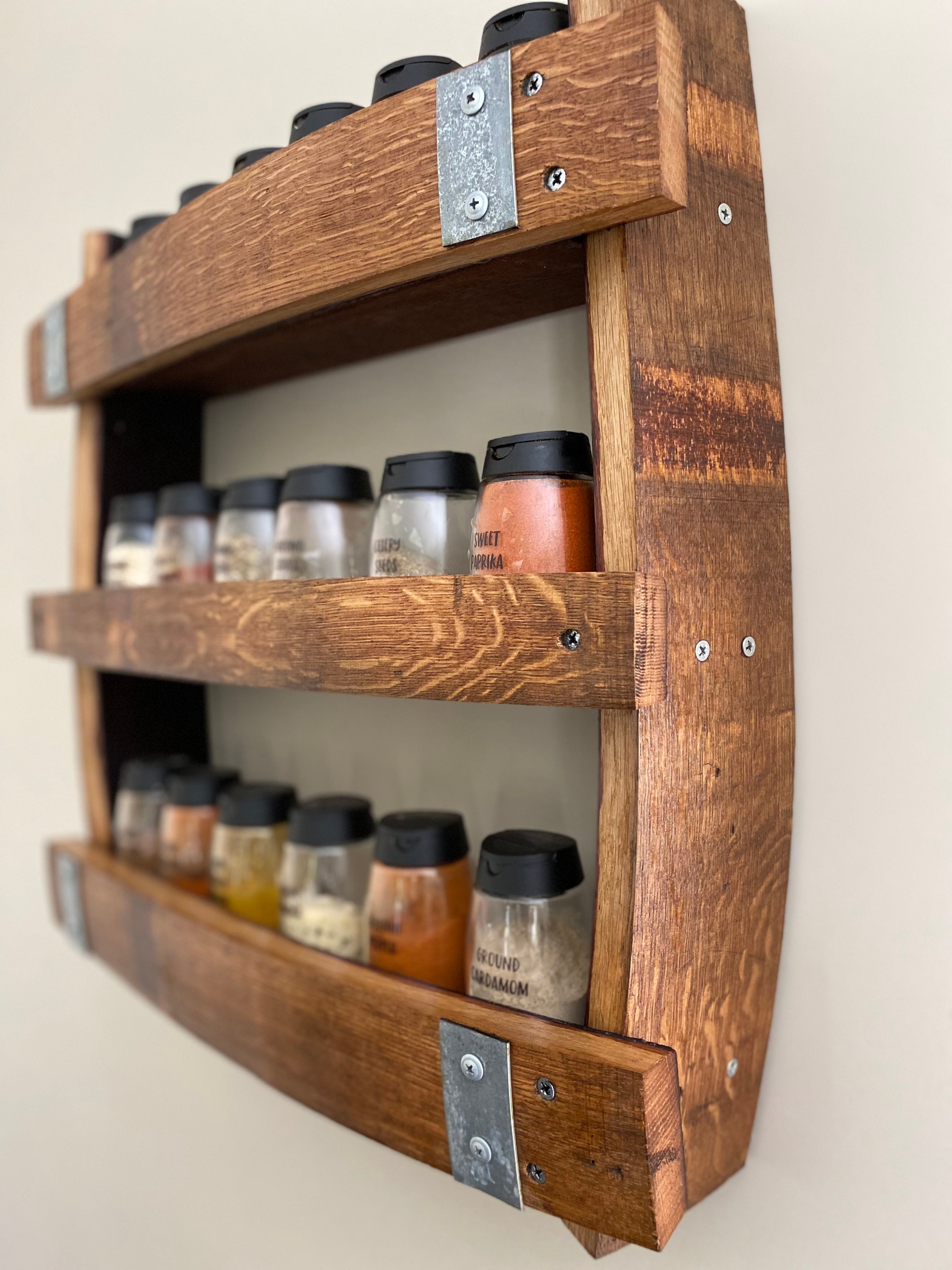 Wine Barrel Spice Rack Etsy Australia