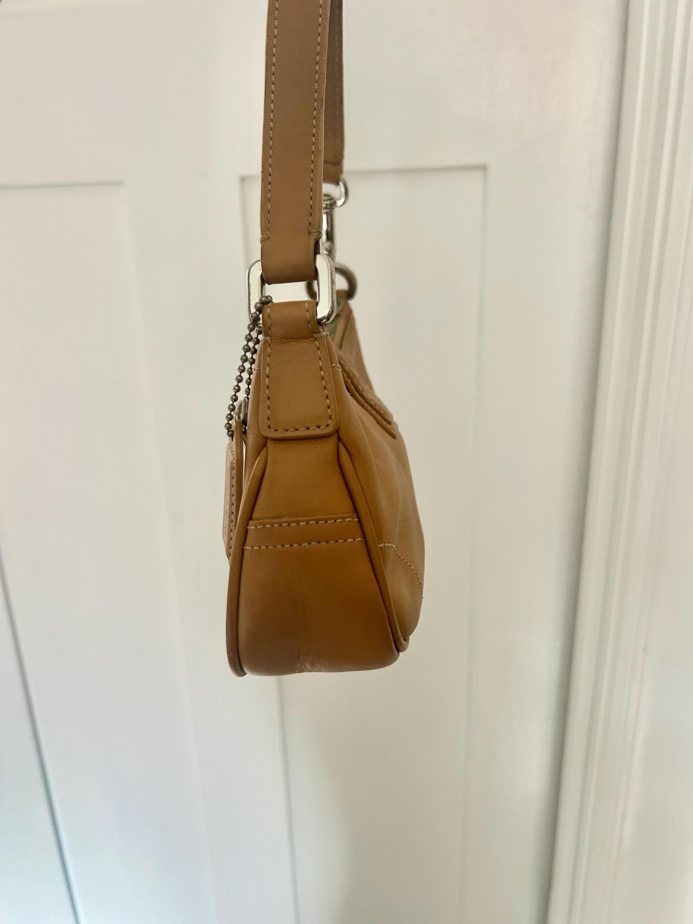 Coach Y2k Hobo Buckle Shoulder Bag in Tan Leather - Etsy