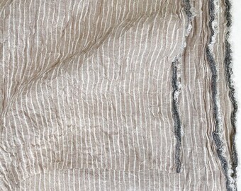 Camel Stripes - Linen - 1/2 metre