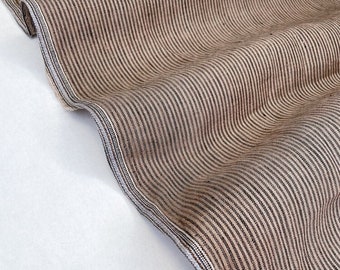 Latte Stripes - Linen - 1/2 metre