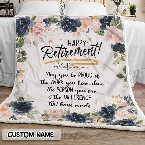 Personalized Retirement Gifts for Women Happy Retirement Etsy