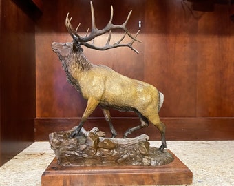 Elk sculpture limited edition 9/20