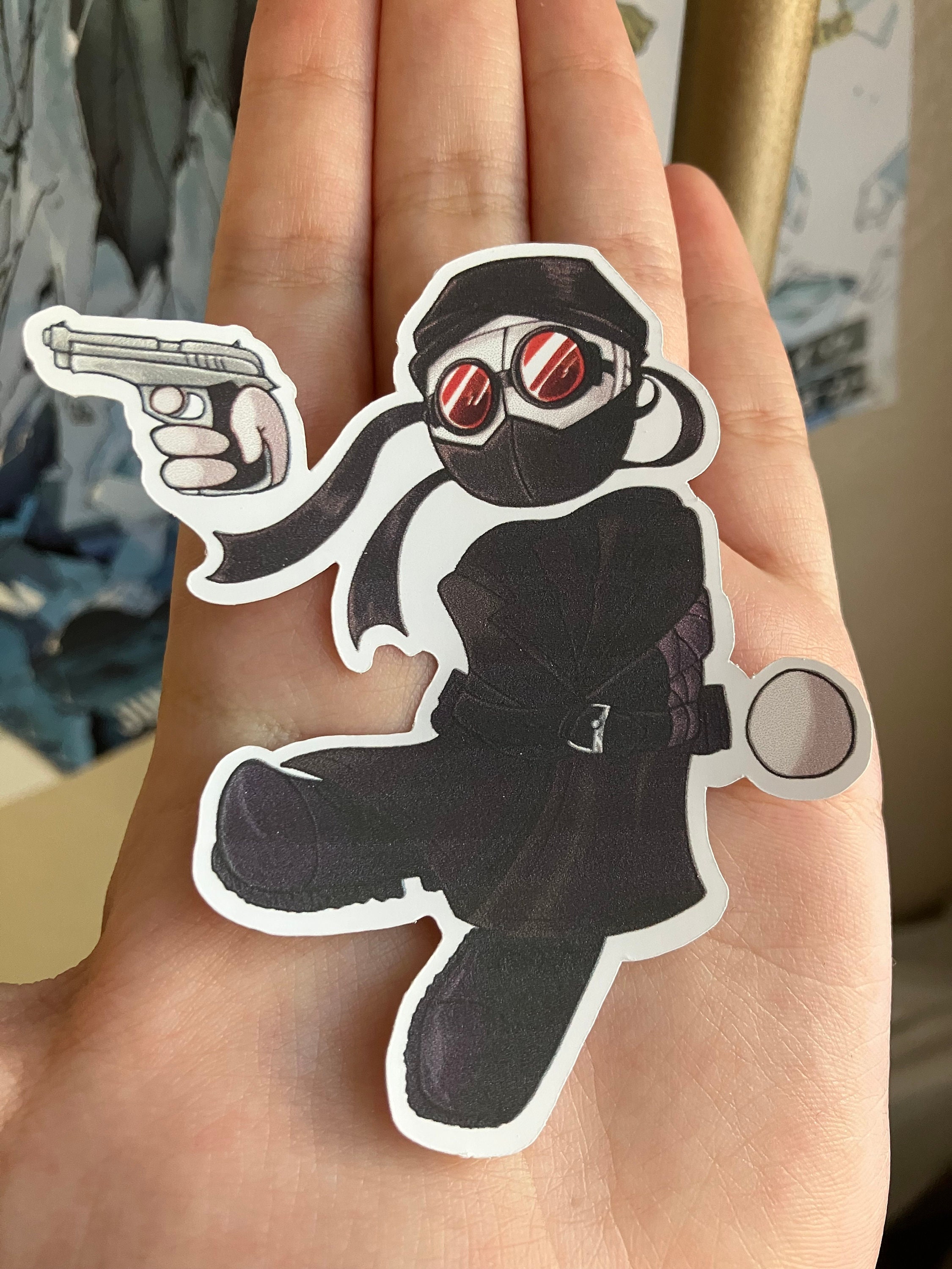 Madness Combat Hank J. Wimbleton (MC7) Sticker Sticker for Sale by  aimlessaxel