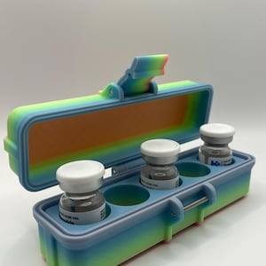 5ml Peptide Storage Box, Perfect for Vials from Hallandale, Redrock, Empower, Strive and more! Pick your own Color!