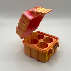 5ml Peptide Storage Box ( 5ml x 4 ) Compounded Medication Storage, GLP1  Safe Fridge Storage, Tirzepatide Storage