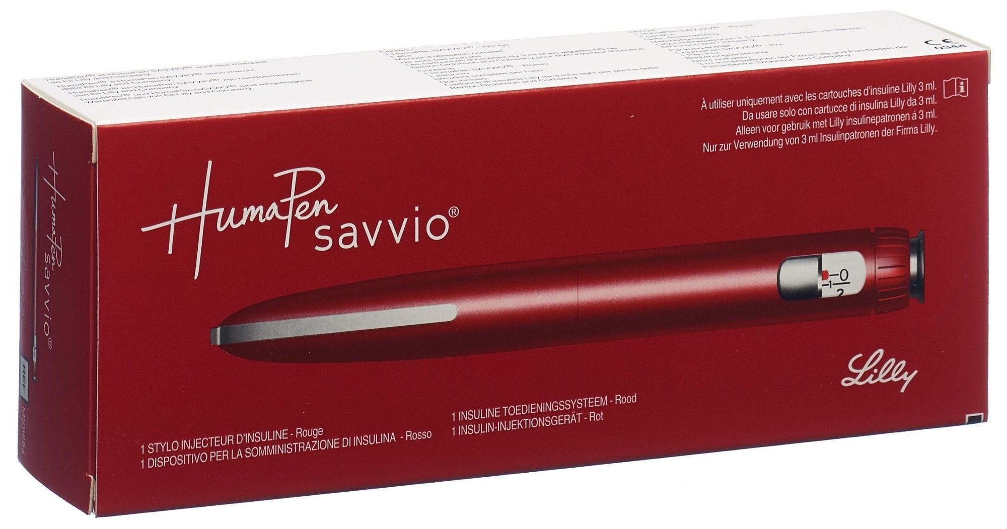 Humapen Savvio Peppen Pep pen,Red or Graphite , liquid delivery device  w/ case