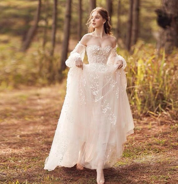 white fairy frock