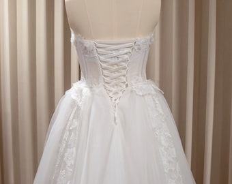 corset deb dresses Amaya Corset back Debutante Dress TC392