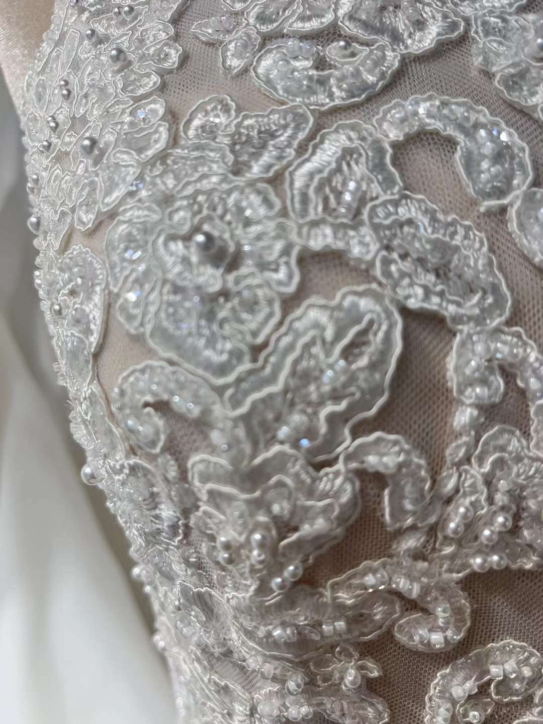 sachin and babi light blue dress Halter Neckline Wedding Dresses main image 1