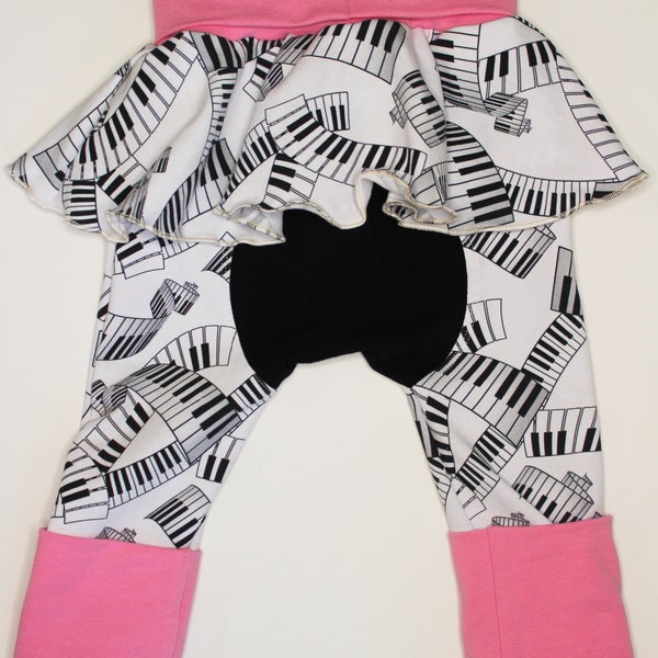 Grow with me baby toddler pants custom made to order Maxaloones skirty bum circle peekaboo bum