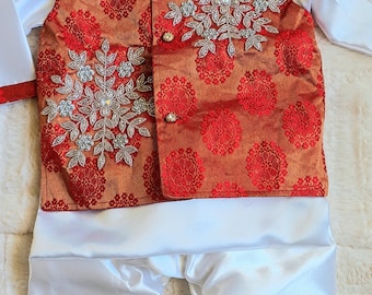 Nepali pasni dress for boy/Baby Weaning Ceremony /Rice feeding/ Annaprasan