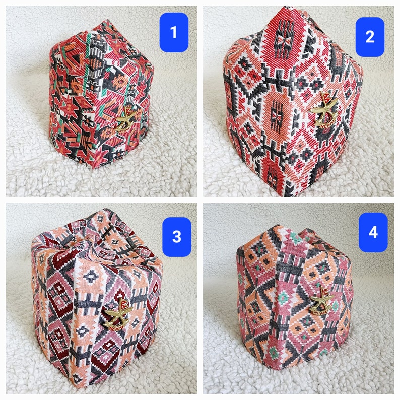 Nepali Dhaka Topi - Palpali Dhaka Topi With Signature Pin Nepal and ...
