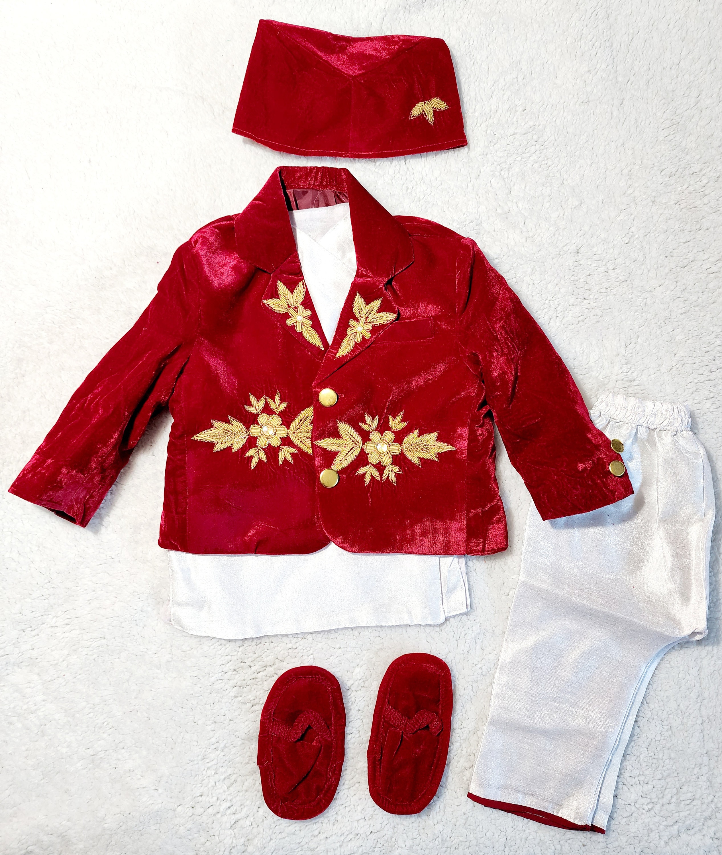 Nepali Pasni Dress for Boy baby Weaning Ceremony rice Feeding